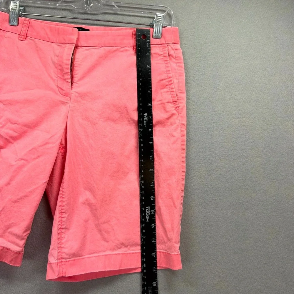 J.CREW Classic Twill Chino Shorts Womens 6 Fits W32* Pink‎ Stretch Everyday Golf